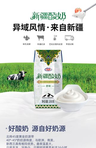 花园新疆酸奶12盒装*200g巴氏杀菌风味发酵常温儿童早餐原味酸奶