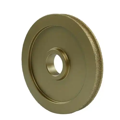 钎焊金刚石磨轮手工轮石材磨边轮半圆边型凹轮棋子边磨片定制