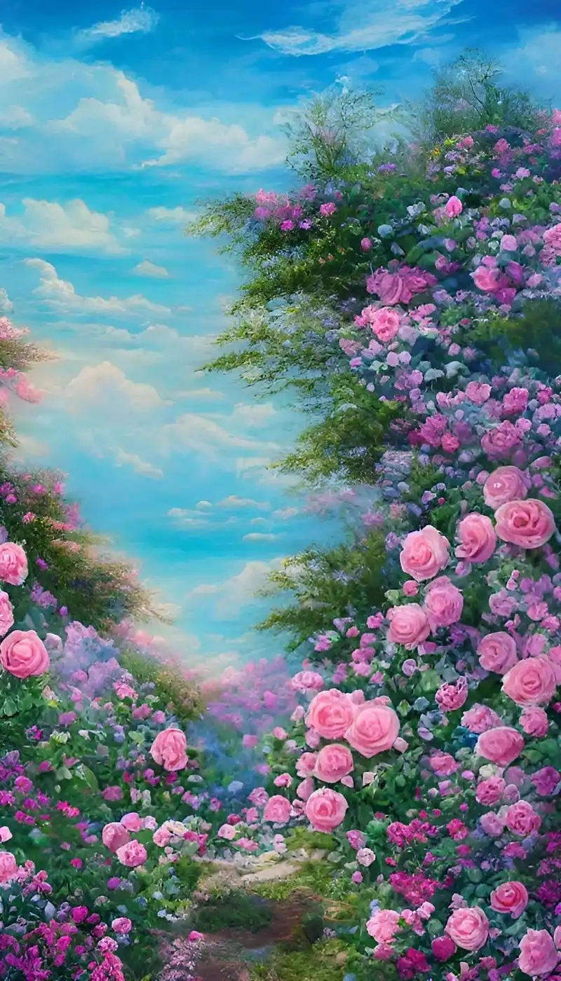 玫瑰.#抖音图文来了 #ai绘画 #手机壁纸 #唯美意境 # - 抖音