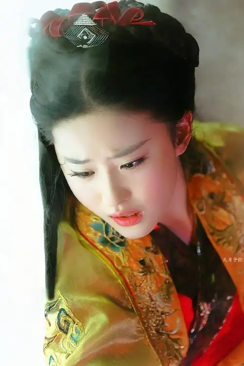 小龙女新娘扮相最美新娘#刘亦菲神雕侠侣