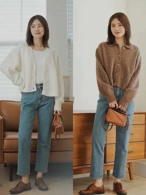 蓝色牛仔裤的n种搭配,每一种都优雅时尚又减龄,闭眼入手不出错