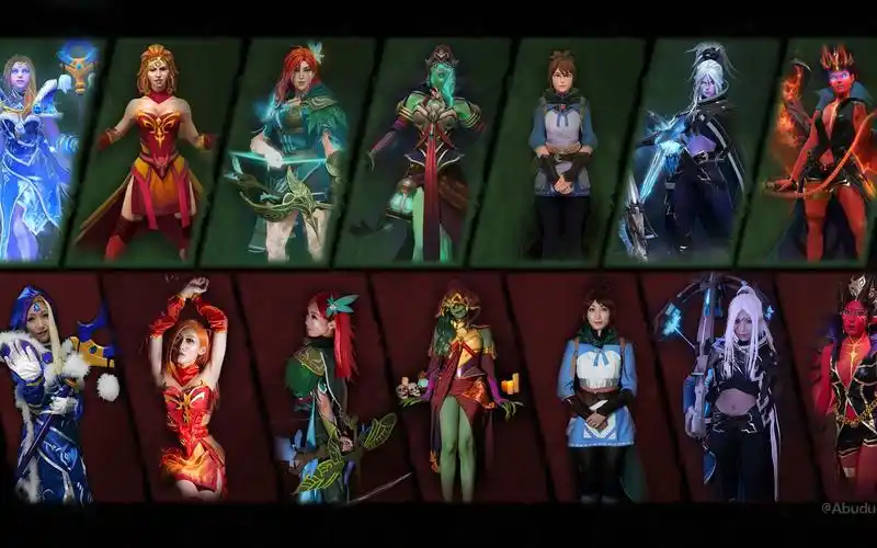 【dota2 cosplay】玩了8年dota2,终于自制还原了7个英雄cosplay