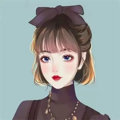 微信头像短发女手绘图片大全_女生头像_美头网