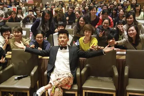 图文苏有朋见面会大合影