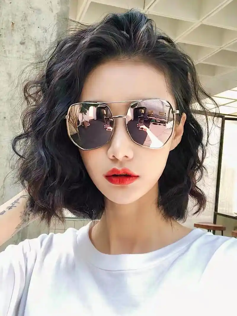 中短发烫发 蛋卷头 法式烫发 复古卷发 显脸小发型 宁波烫发 宁波