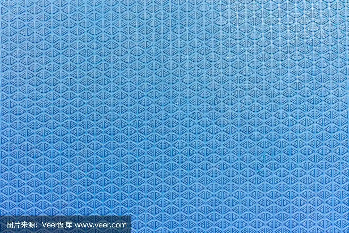 亮蓝色泡沫垫,地板图案,纹理为背景.