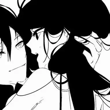 很撩人的禁欲黑白动漫情侣头像图片 2023高甜高冷禁欲动漫情头_情侣