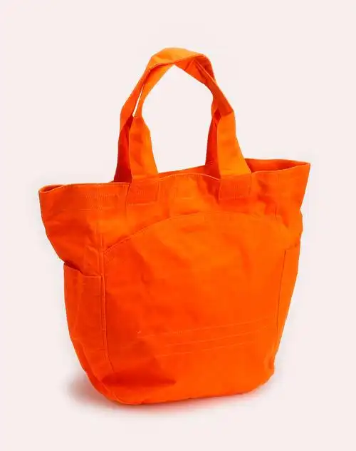 荧光橙色特色大挎包