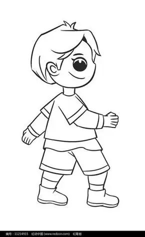 站着的人物简笔画