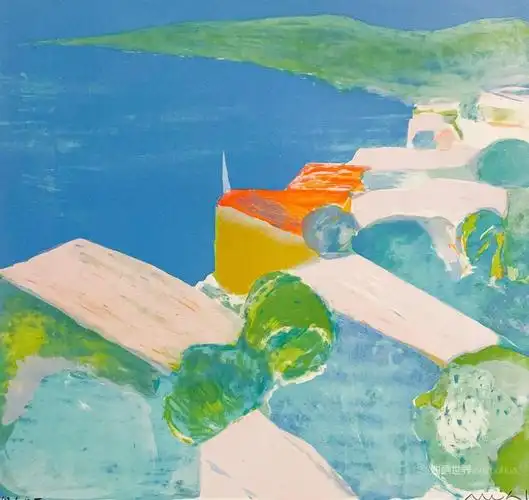 法国画家 罗杰·穆尔 油画美丽欣赏:色彩轻盈的法国景观. - 美术联考