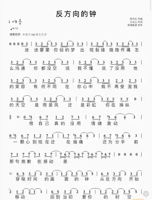 爱上了如果你们也喜欢那就收藏吧吹拉弹唱都行呀#反方向的钟  #周杰伦