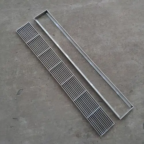 304不锈钢排水沟盖板 下水道地沟篦子 车库庭院格栅1000*150现货