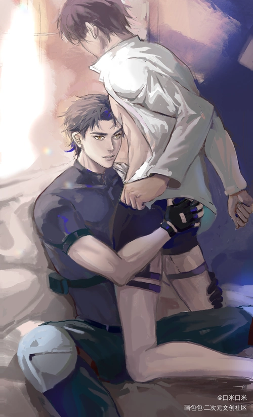 特工小曜对偶像的任务罢了_曜白王者荣耀东方曜李白同人绘画作品