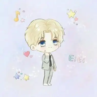 蔡徐坤高清头像动漫高清帅气的蔡徐坤手绘动漫q版头像图片