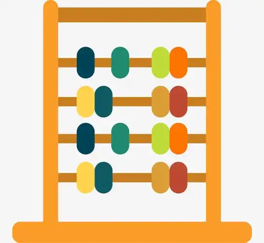 手绘卡通儿童计数器