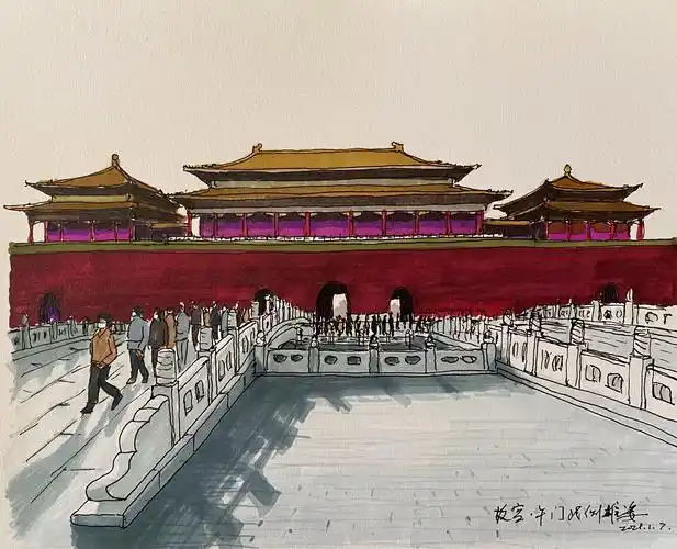 《放飞心情—走马看花游故宫》,自己时不时的回看,总被那一座座宏伟的