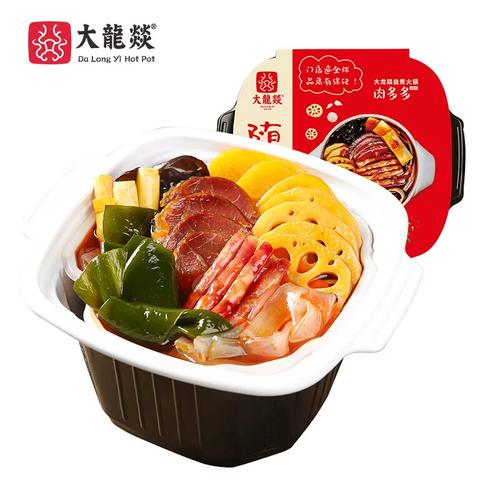 大龍燚自热火锅 方便速食 麻辣小火锅冒菜 肉多多365g