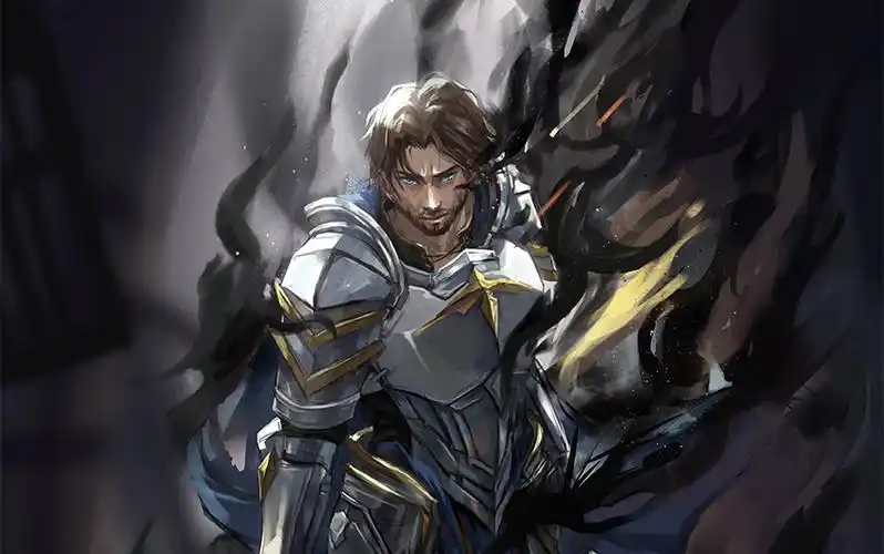 黎明之剑被侵蚀的高文绘画过程