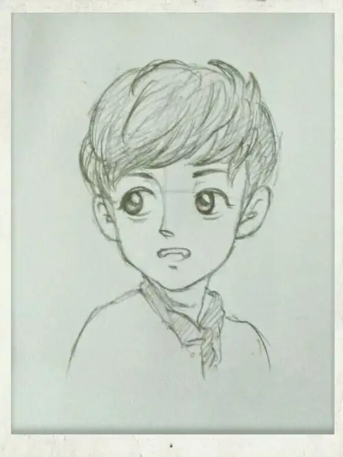 吴磊图像简笔画