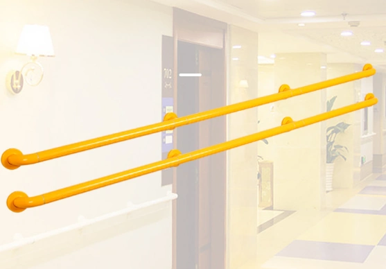 湖北养老院医院无障碍走廊尼龙扶手残疾人安全楼梯扶手厂家