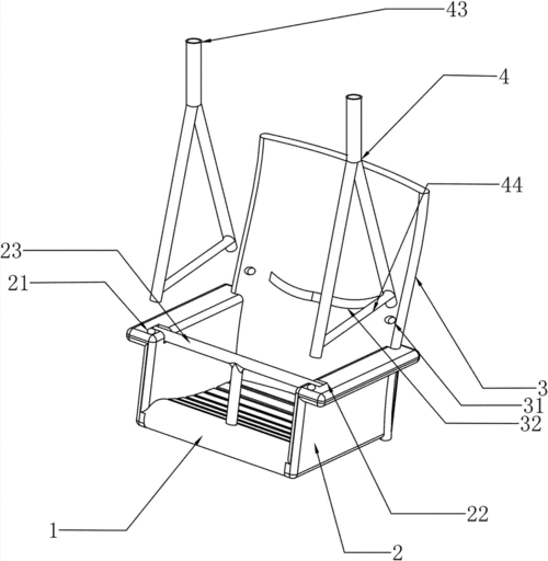 一种儿童秋千吊椅的制作方法