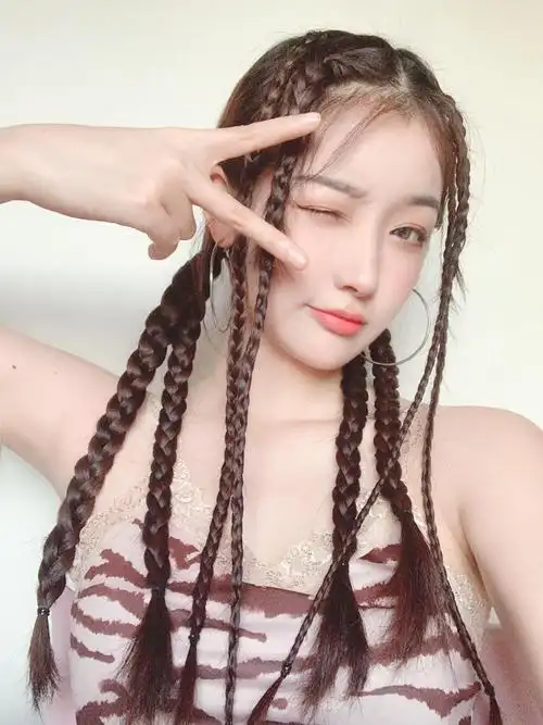 明星同款编发发型图片(赵露思同款)  第51张