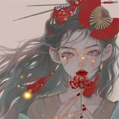 头像的画风将古风美女们的冷艳,娇弱,柔美等等特质提现的淋漓尽致