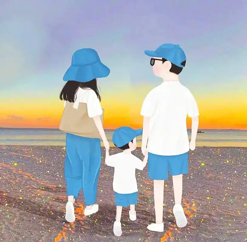 亲子头像一家三口