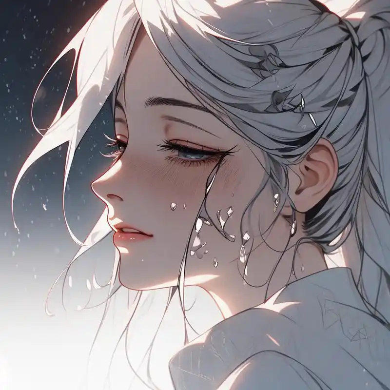 女生流泪头像💧谁看了不迷糊～ 女生流泪头像来啦!