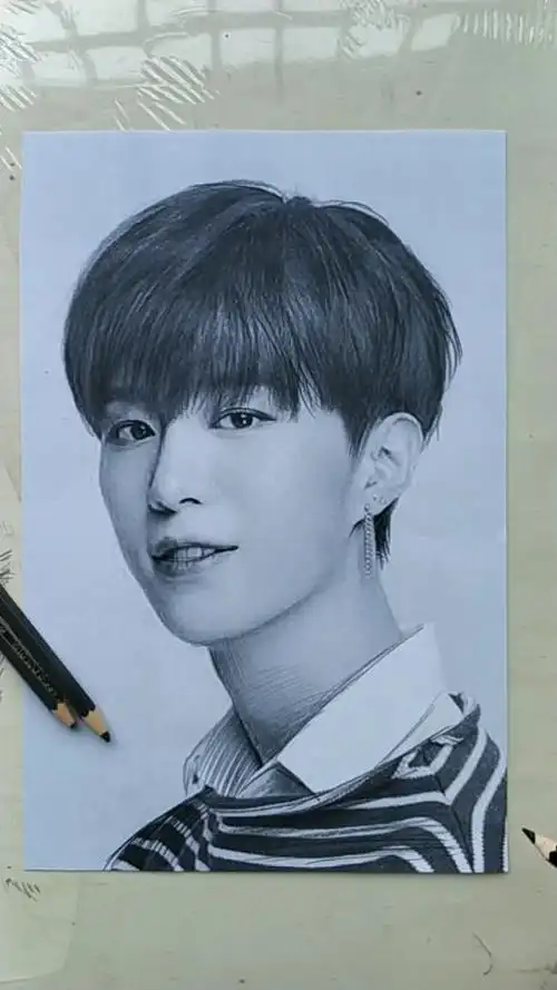 超级火的小哥哥范丞丞,画完很帅哦.喜欢吗?