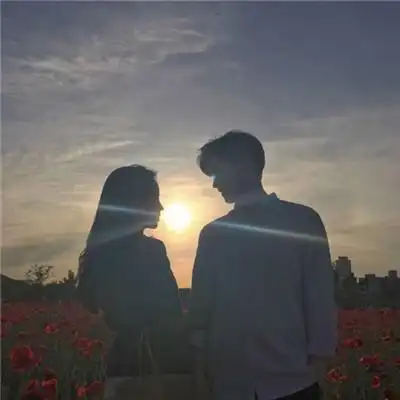 唯美清新意境情侣头像美好幸福的日子