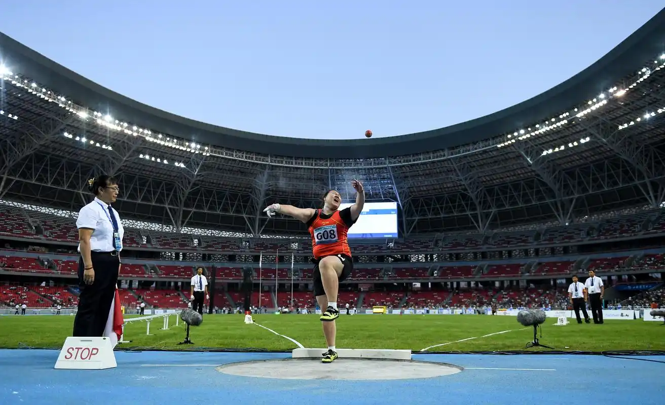 田径——体校甲组女子铅球决赛赛况