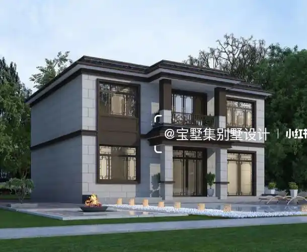 衣帽间),卧室,客厅(阳台),榻榻米房间(阳台),公卫,楼梯间#自建房设计