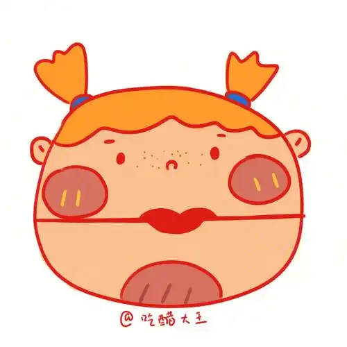 手绘原创情侣头像搞怪可爱风绝不撞头像