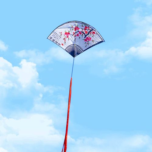 三晋开元扇子风筝微风易飞卡通儿童成人高档追风者小型小号