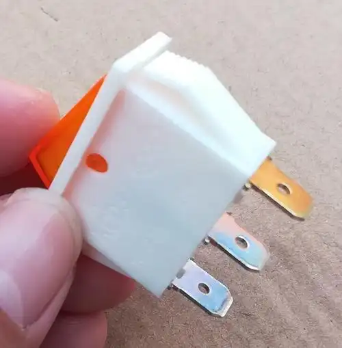 电锅开关按钮3500w银触点电热锅炒锅电饭锅船型开关配件免邮