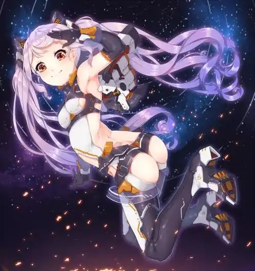 动漫人物壁纸 ·紫发少女