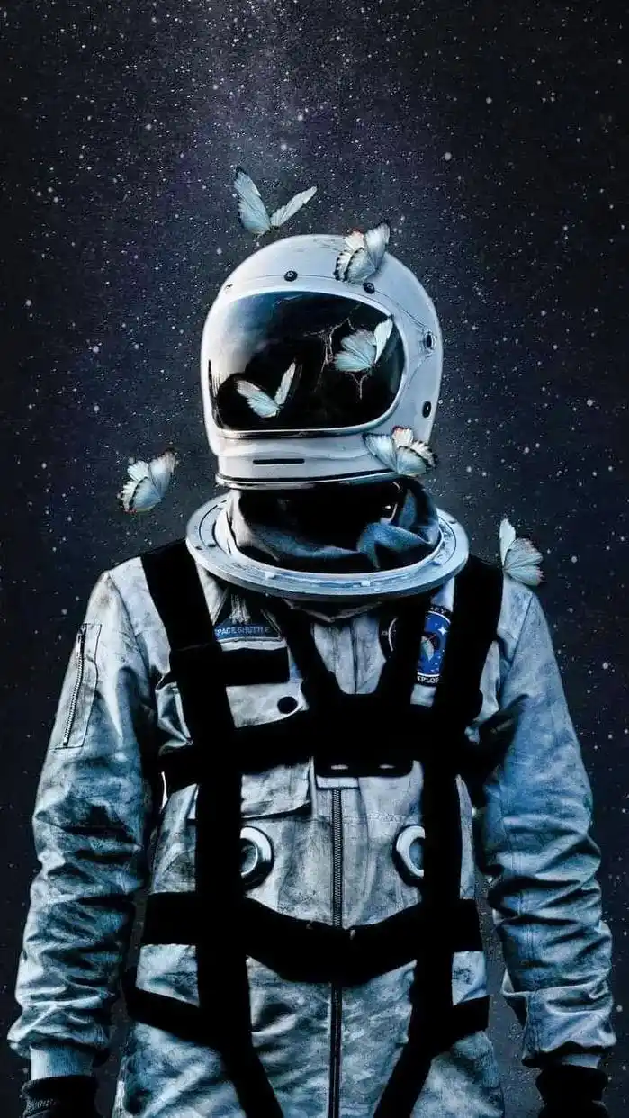 4k宇航员壁纸拿图留记得留痕迹