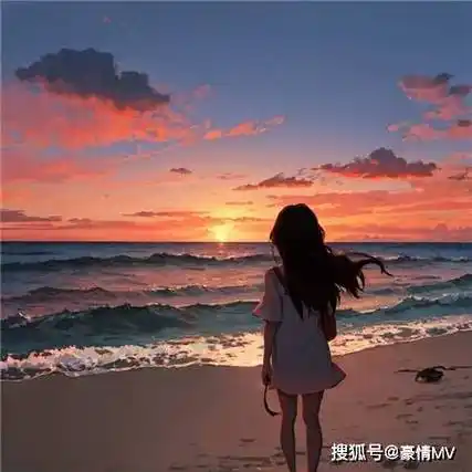 略显emo的卡通氛围感背景图片_有点伤感的一个人背影图片