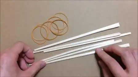 创意手工玩具枪制作教程一次性筷子橡皮筋可发射玩具枪做法大全-生活