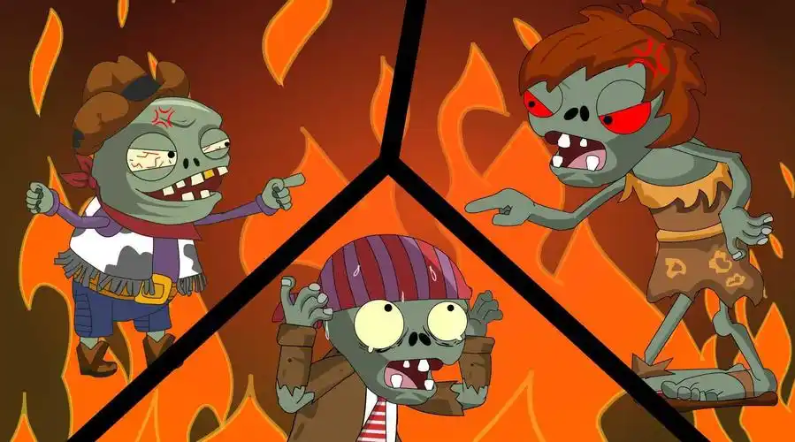 骑牛小鬼僵尸和妈妈抢电视看吵的不可开交