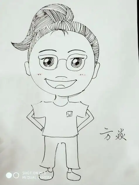 卡通自画像简笔画简单
