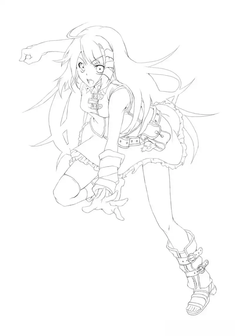 日系插画动漫人物线稿,临摹参考描线练习素材资料