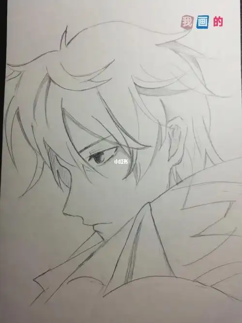 第一次临摹侧脸╭74▽╭74澜