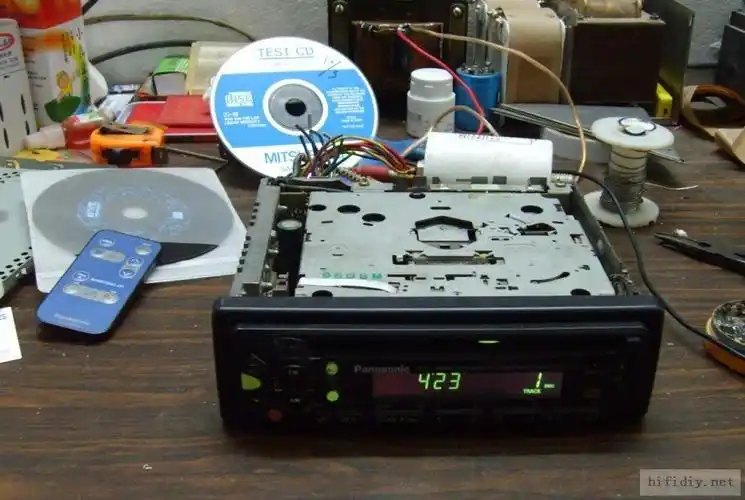 老掉牙的panasonic车载cd接同轴输出
