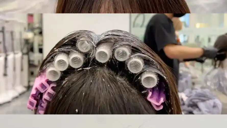 头皮服帖的克星      蛋白发根烫