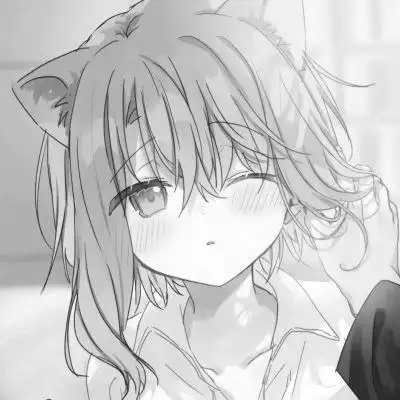 女头像ins高级质感黑白动漫