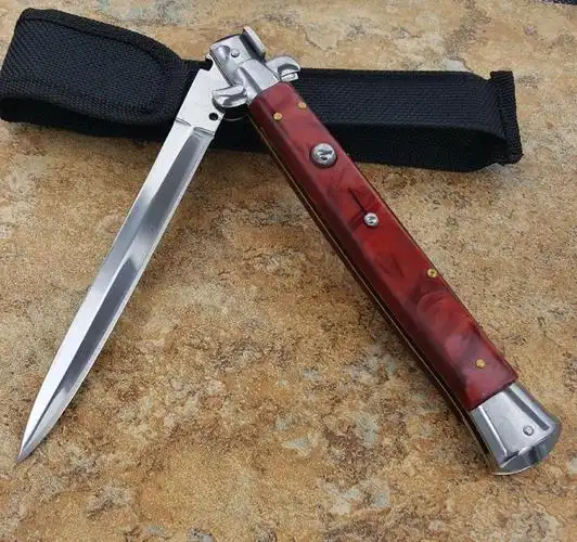 「鉴赏」11寸平面手柄古典跳刀