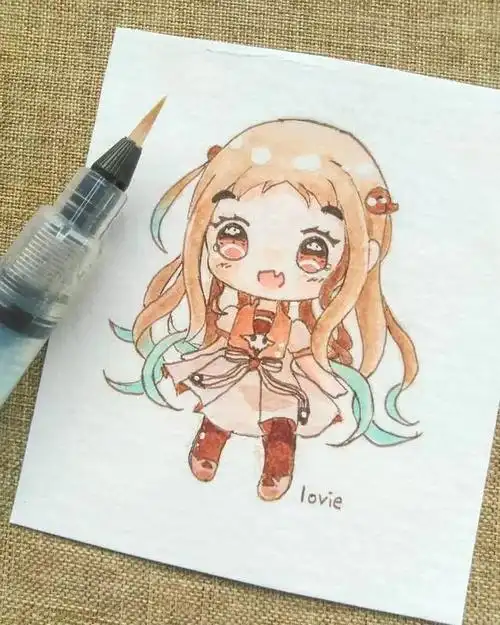 马克笔手绘 | 马克笔画的动漫q版人物手绘,太赞了