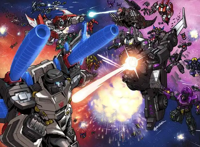 老物搬运正义霸天虎狂派邪恶汽车人博派一个黑白颠倒的变形金刚世界